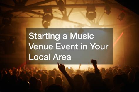 how to start a music venue and why we should care about the environment